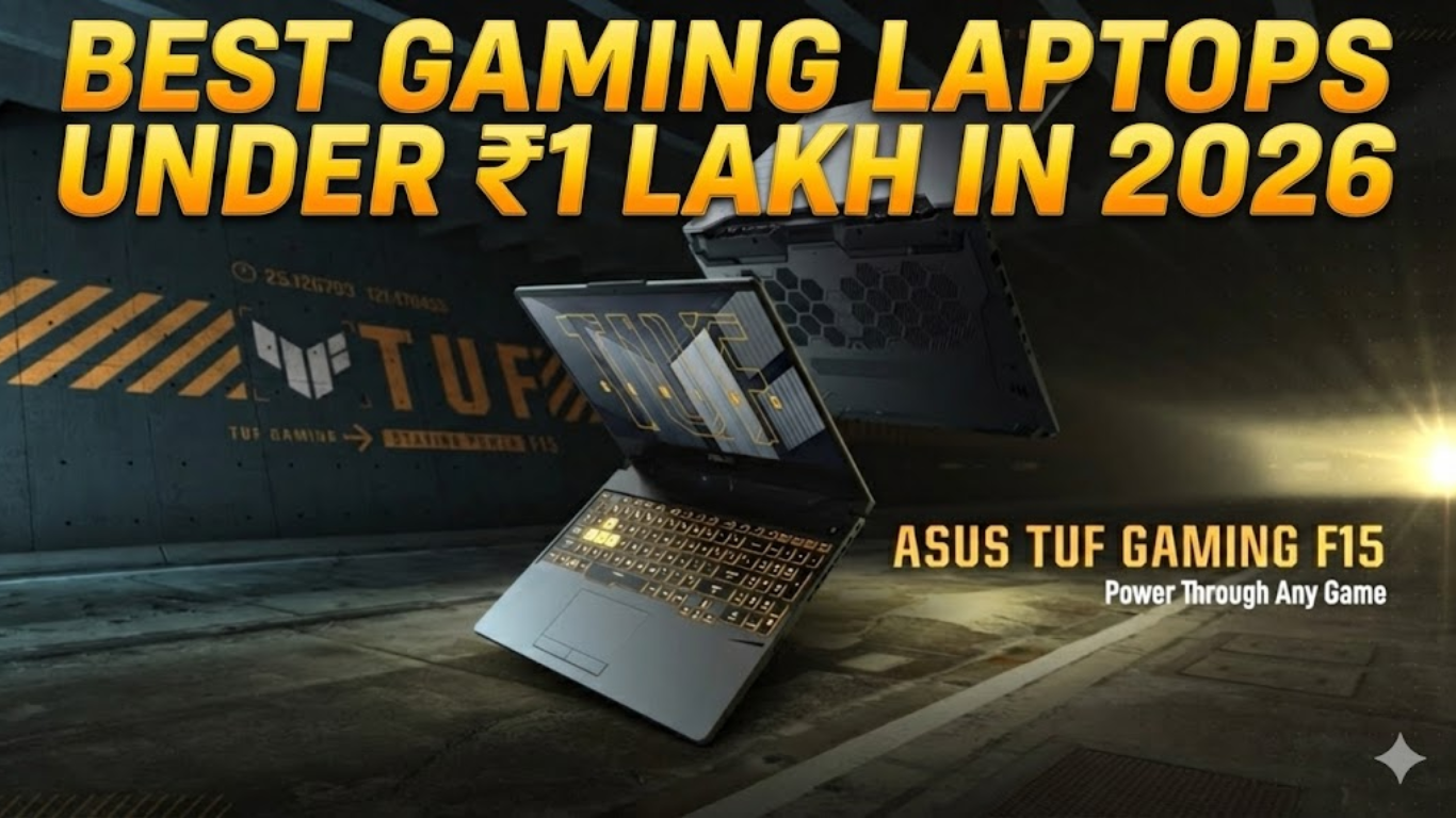 Best Gaming Laptops Under ₹1 Lakh in 2026 : RTX Graphics & High Refresh Rate Picks