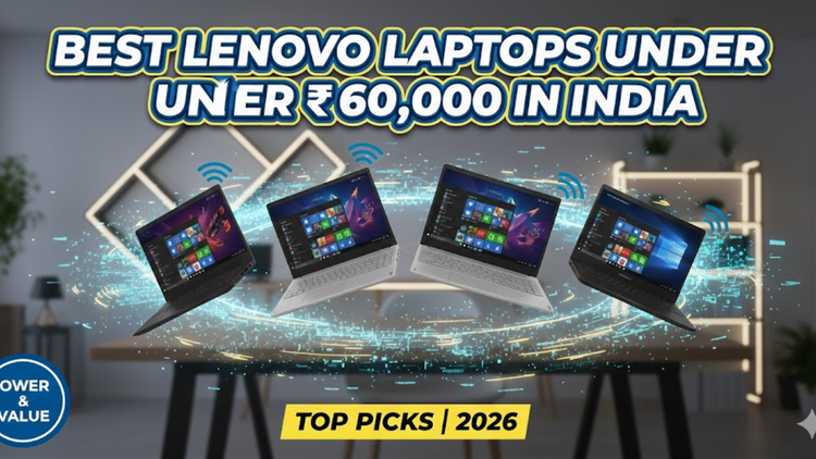 Best Lenovo Laptops Under ₹60,000 in India 2026