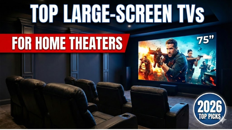 Top Large-Screen TVs for Home Theaters: Best 75-Inch+ Models in 2026
