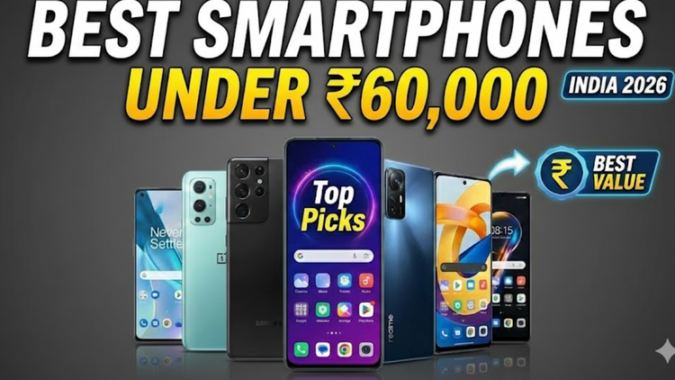 Best Smartphones Under 60,000 in India 2026
